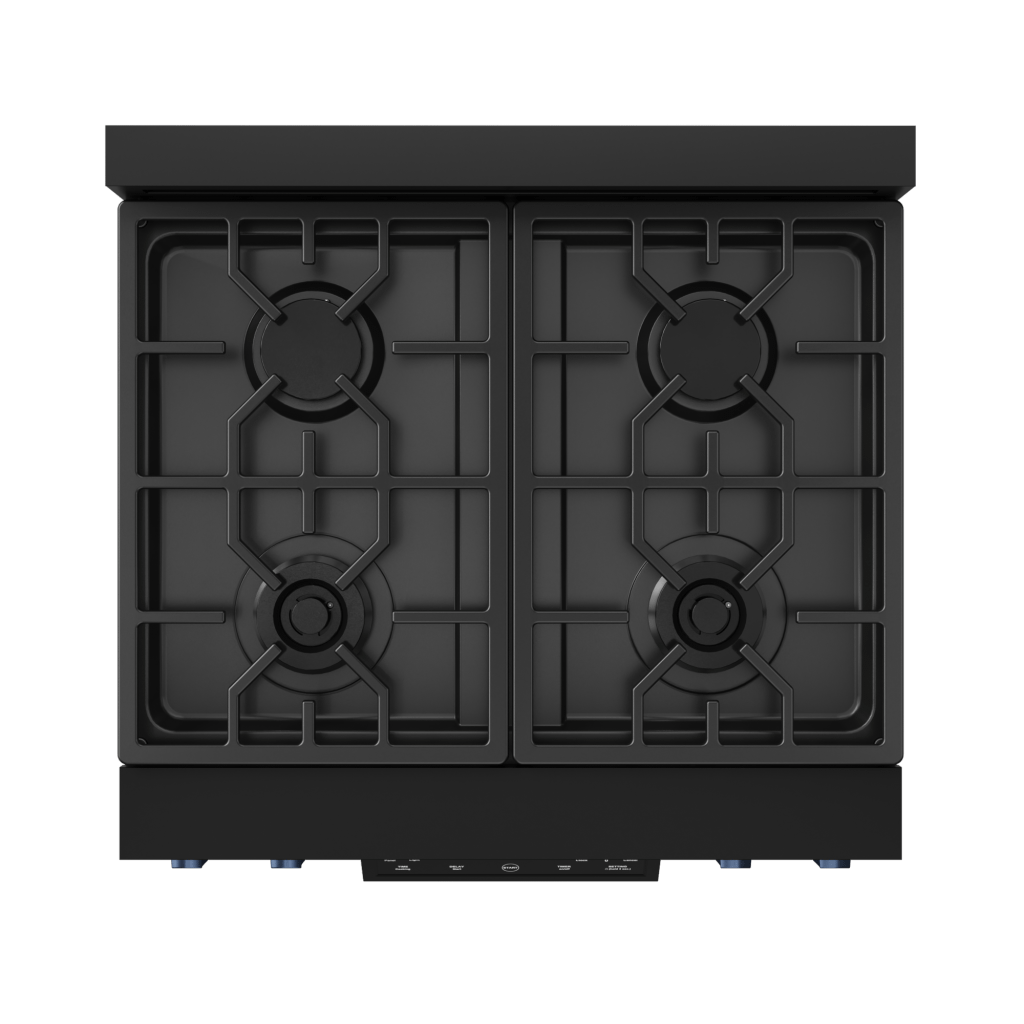 Thor Kitchen RSG30BLPBLU 30 Inch Professional Lp Range With Tilt Panel Touch Control In Matte Black/Blue Gordon Ramsay Series - Rsg30Blp-Blu