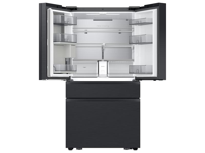 Samsung RF90F23AECE Bespoke 23 Cu. Ft. Counter Depth 4-Door French Door Refrigerator With Ai Family Hub&#8482;+ Ai Vision Inside&#8482; In Charcoal Glass And Black/Charcoal