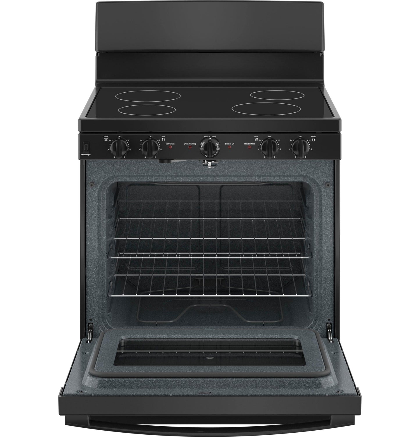 Ge Appliances JB480DYBB Ge® Energy Star® 30" Free-Standing Electric Radiant Smooth Cooktop Range