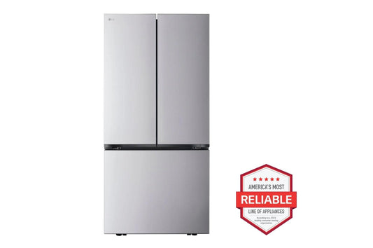 Lg LF25Z6211S 25 Cu. Ft. Counter-Depth Max&#8482; With Zero Clearance&#8482; 3-Door French Door Refrigerator With Thin Door Design