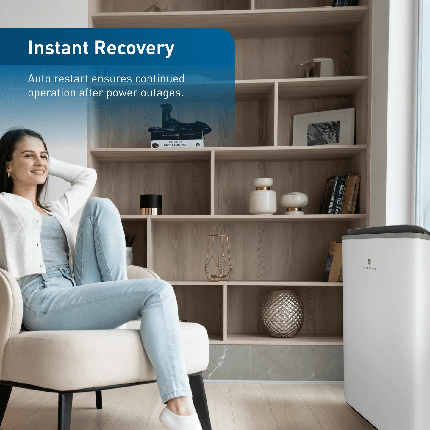 Friedrich ZCP12SB Friedrich Zoneaire Select 12,000 Btu Single-Hose Smart Portable Air Conditioner