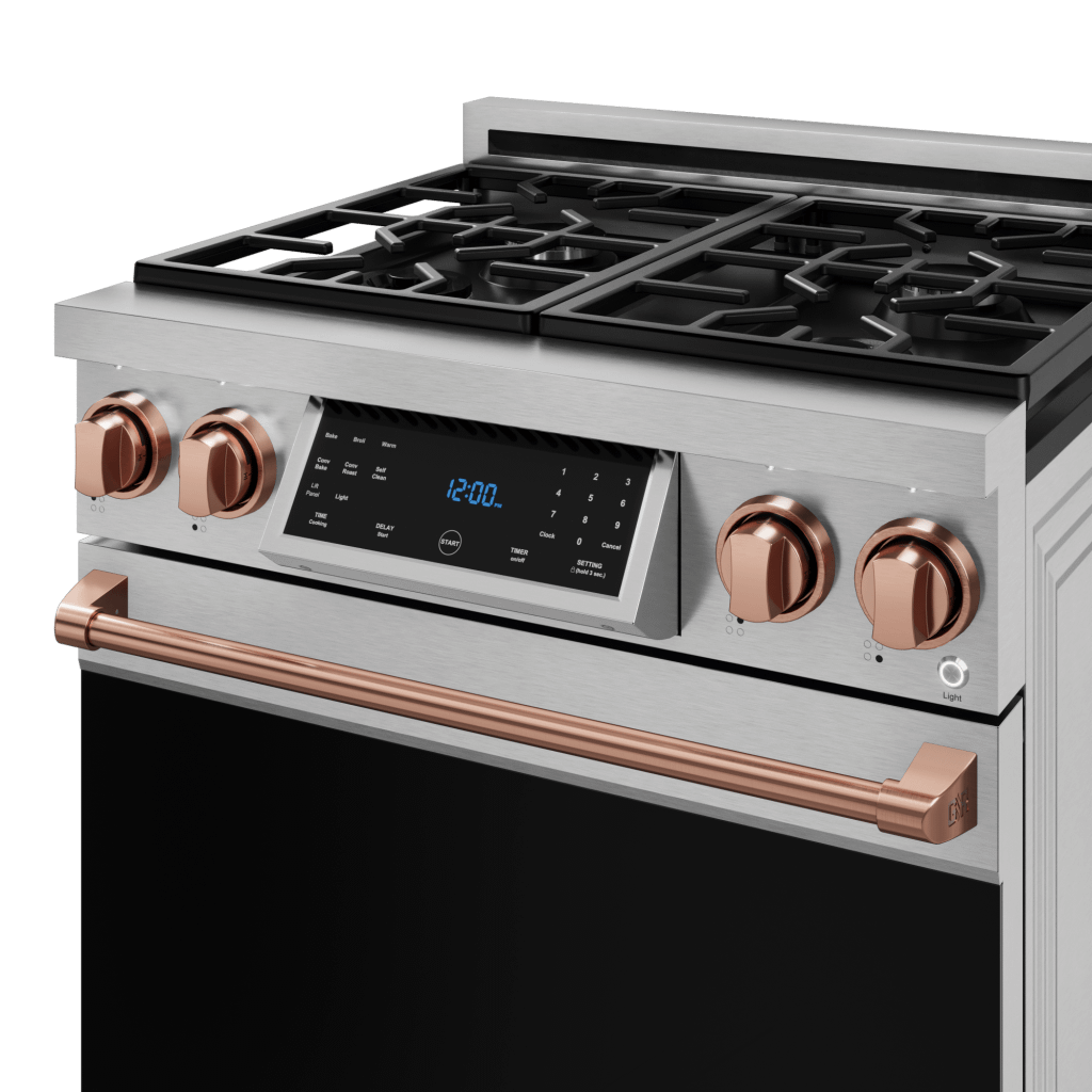 Thor Kitchen RSG30RSG 30 Inch Professional Gas Range With Tilt Panel Touch Control In Stainless Steel/Rose Gold Gordon Ramsay Series - Rsg30-Rsg