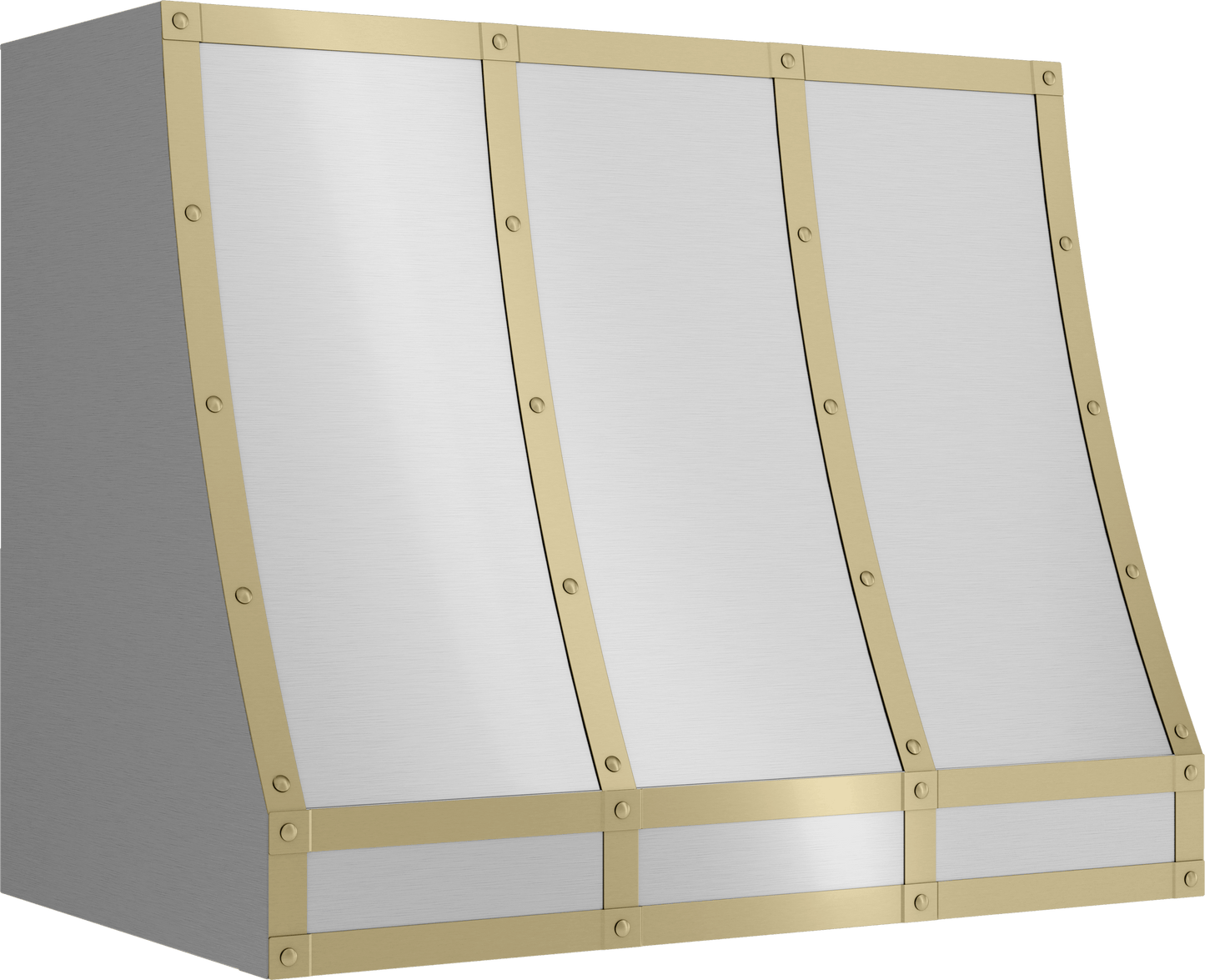 Zephyr BKFT36ASG Forte Hood Banding Kit, 36In, Satin Gold