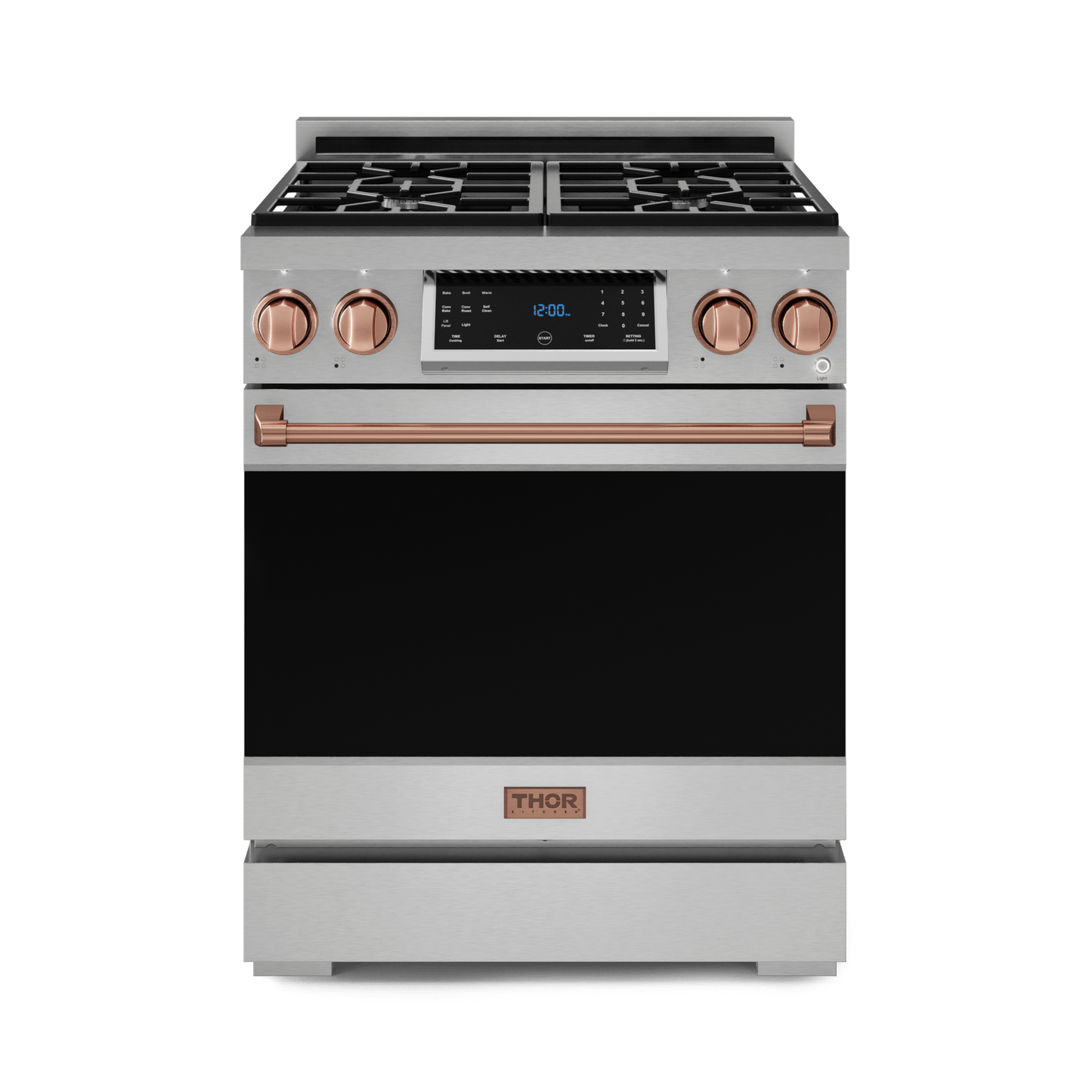 Thor Kitchen RSG30RSG 30 Inch Professional Gas Range With Tilt Panel Touch Control In Stainless Steel/Rose Gold Gordon Ramsay Series - Rsg30-Rsg