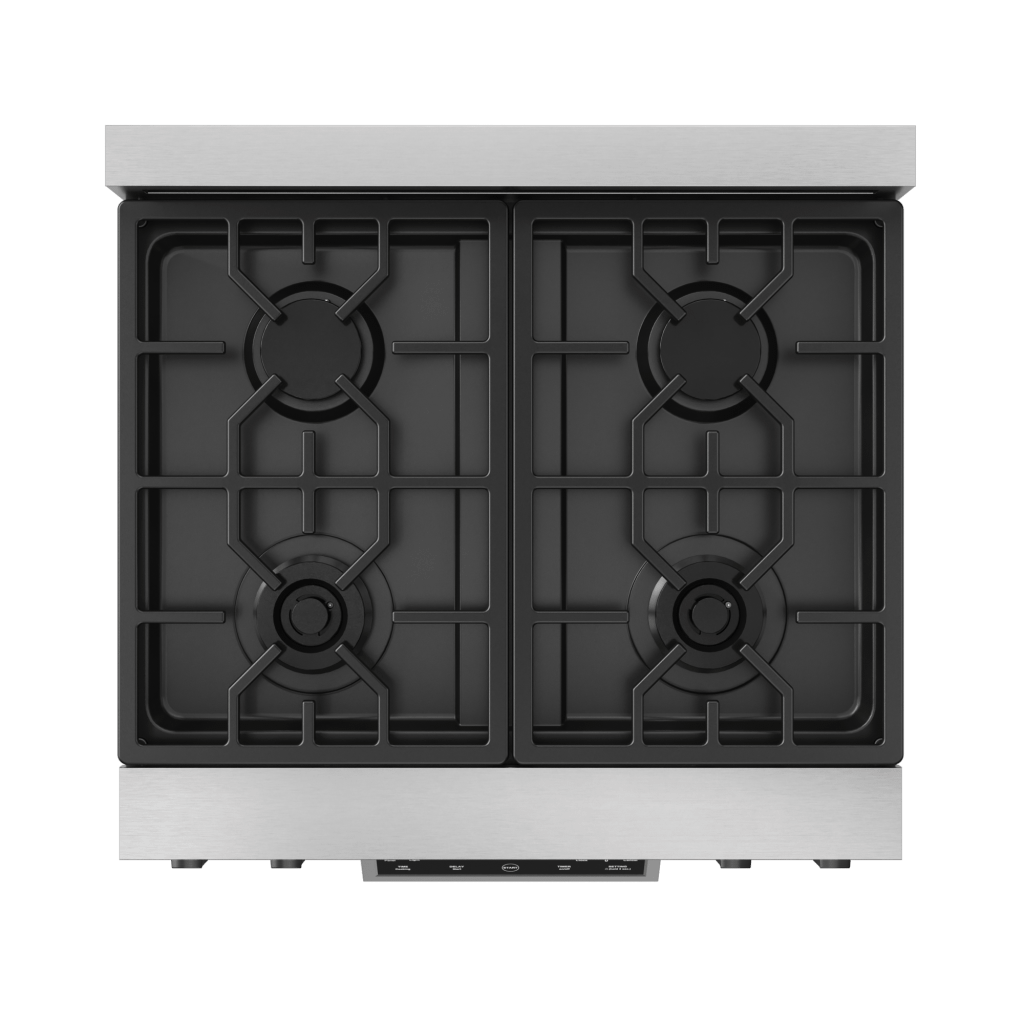 Thor Kitchen RSG30LPBLK 30 Inch Professional Lp Range With Tilt Panel Touch Control In Stainless Steel/Black Gordon Ramsay Series - Rsg30Lp-Blk