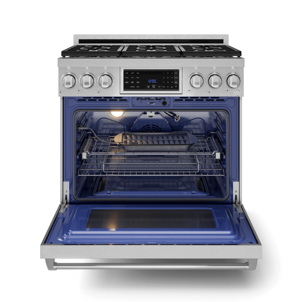 Thor Kitchen RSG36LP 36 Inch Professional Lp Range With Tilt Panel Touch Control In Stainless Steel Gordon Ramsay Series - Rsg36Lp