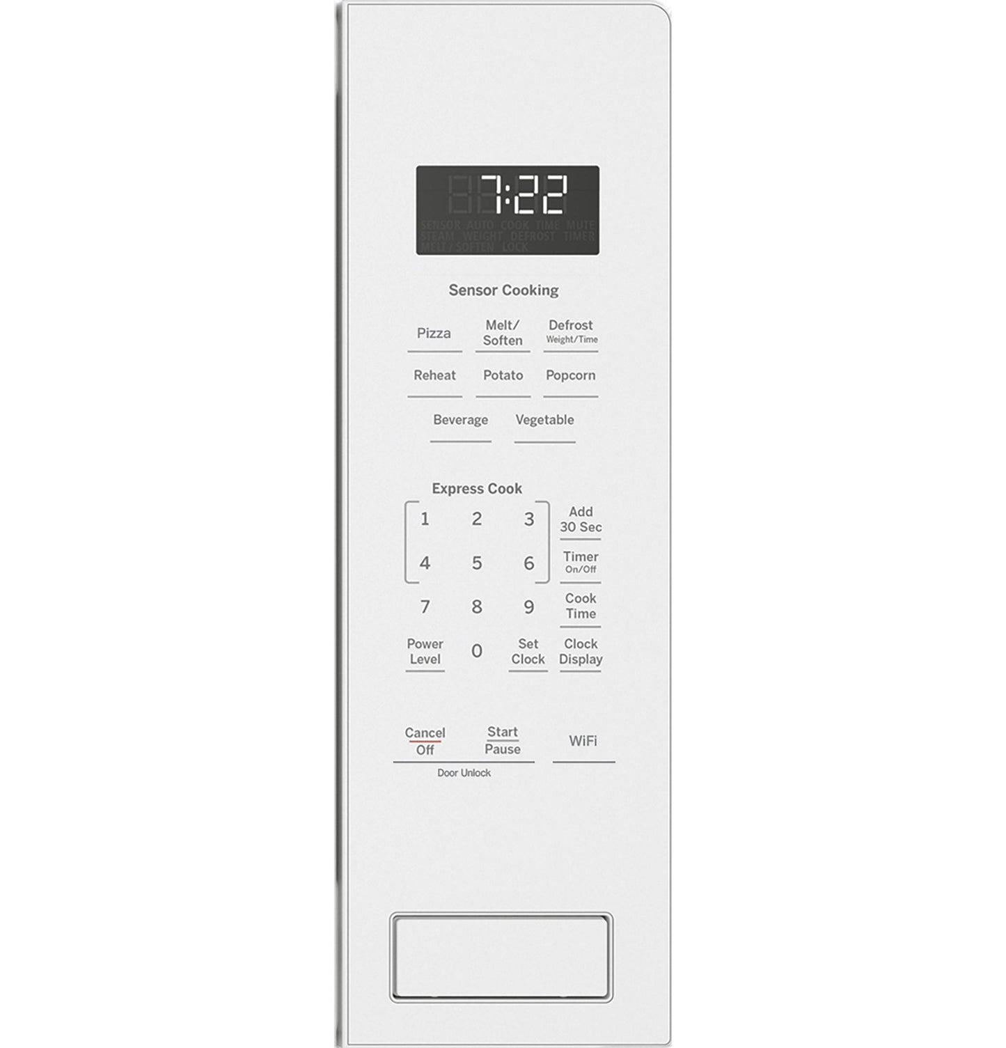 Ge Appliances PCWK22U1WWW Ge Profile&#8482; 2.2 Cu. Ft. Built-In Sensor Microwave Oven