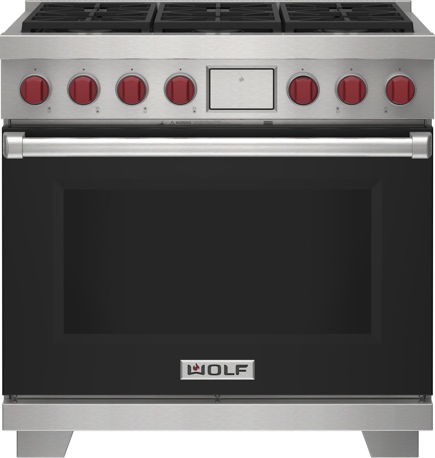 Wolf DF36650WHP 36" Dual Fuel Range - 6 Burners