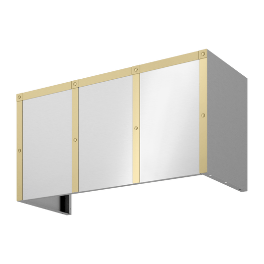 Zephyr BKDC14818ASG Duct Cover Banding Kit, 48In X 18In, Satin Gold