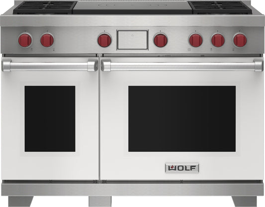 Wolf DF48450FWHPLP 48" Dual Fuel Range - 4 Burners And French Top