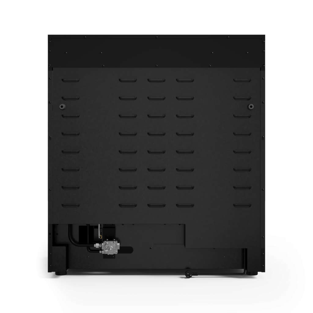 Thor Kitchen RSG36BSS 36 Inch Professional Gas Range With Tilt Panel Touch Control In Stainless Black/Stainless Steel Gordon Ramsay Series - Rsg36B-Ss