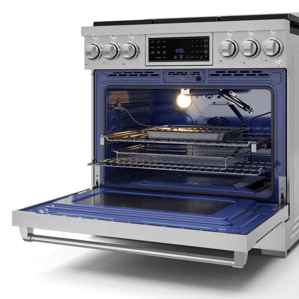 Thor Kitchen RSG36LP 36 Inch Professional Lp Range With Tilt Panel Touch Control In Stainless Steel Gordon Ramsay Series - Rsg36Lp