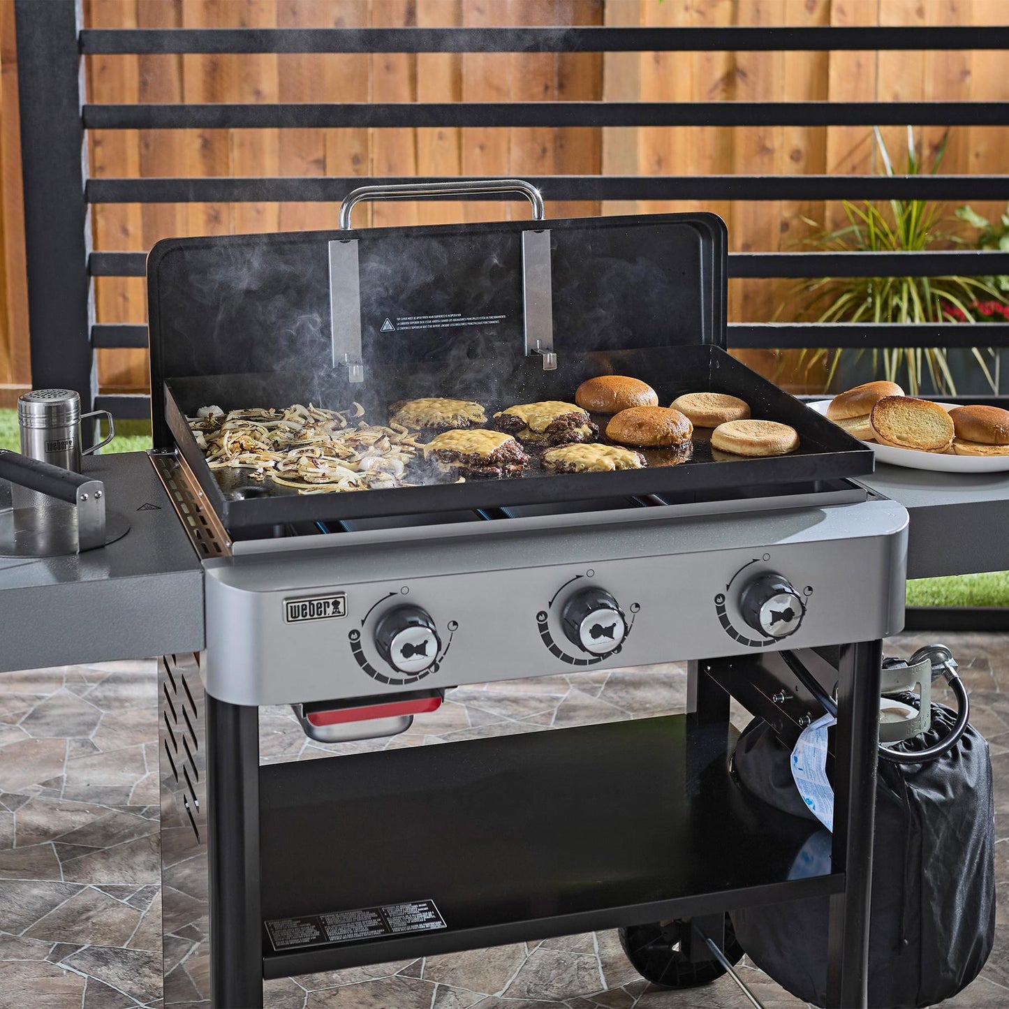 Weber 1501005 Weber® 28" Rust-Resistant Griddle - Black
