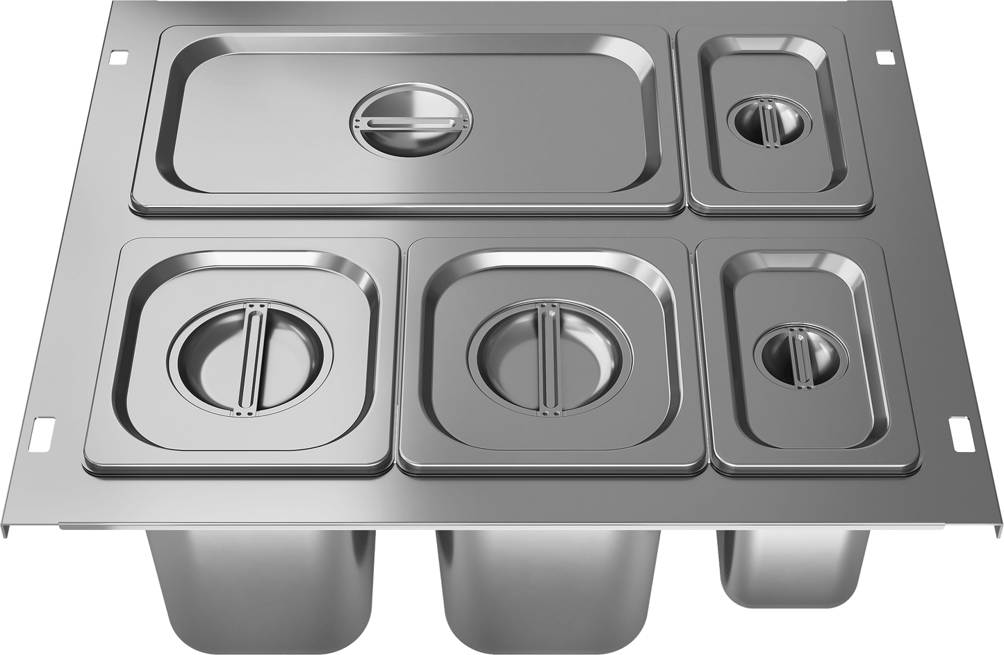 Zephyr DRPAN241S Drawer Pan Kit, 11Pc, Ss, Prrd24