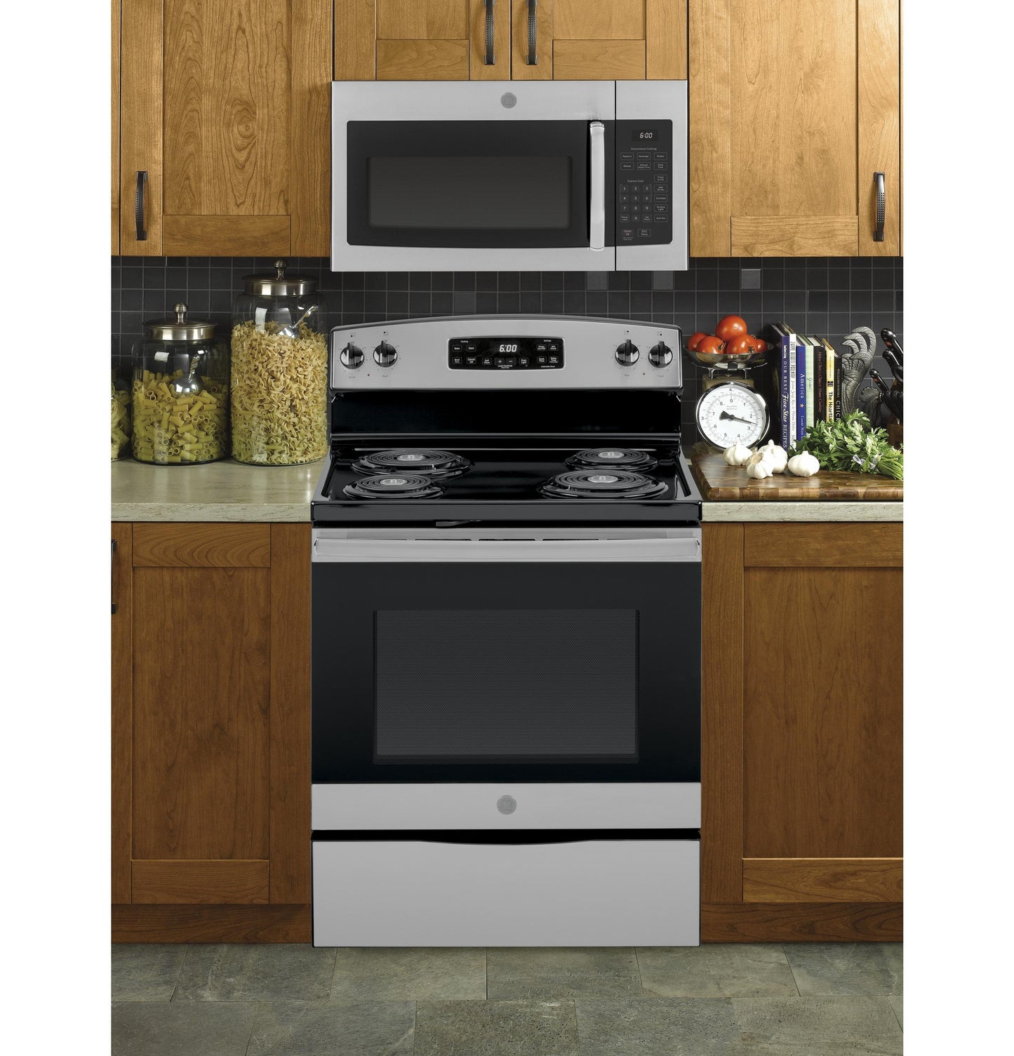 Ge Appliances JVM3160RTSS Ge® 1.6 Cu. Ft. Over-The-Range Microwave Oven