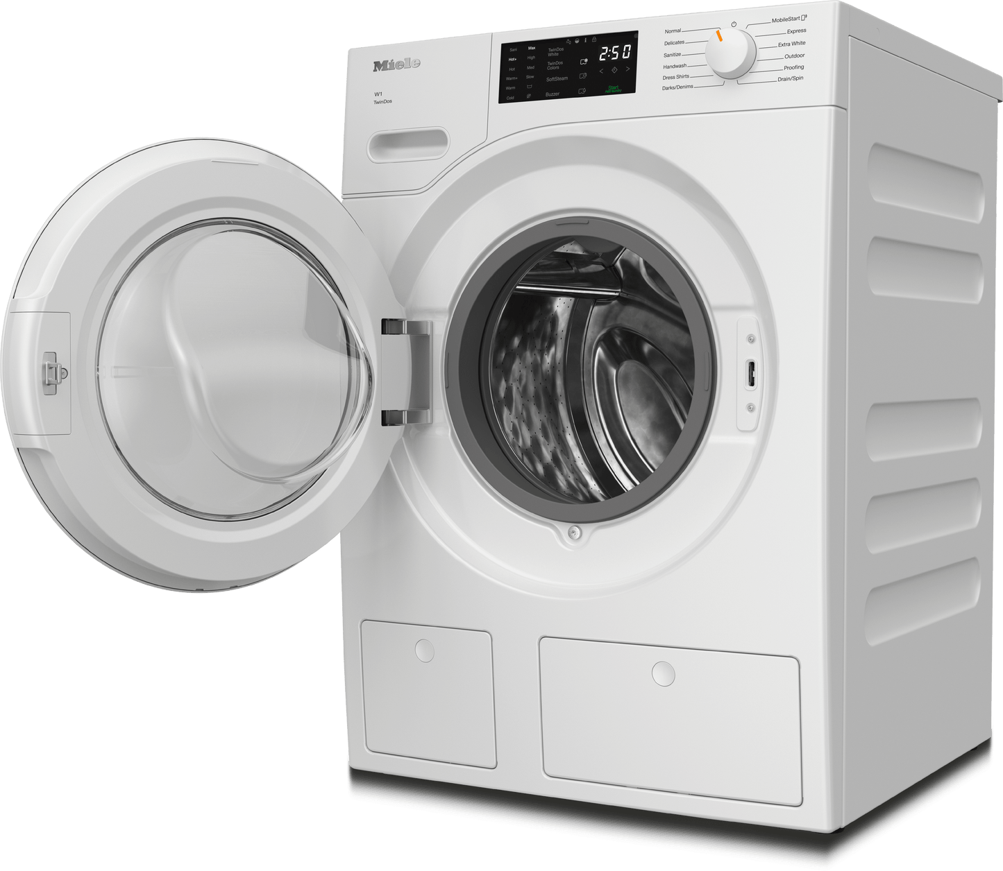 Miele WWD660WCS Wwd660 Wcs Tdos Lotus White - W1 Front-Loading Washing Machine: 8 Kg 1600 Rpm Auto Dosing Pre-Ironing Miele@Home Capdosing