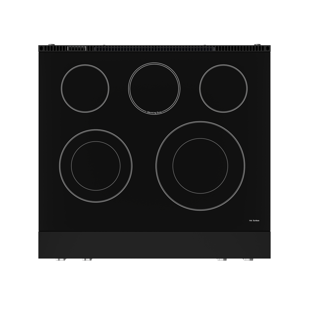 Thor Kitchen RSE30BSS 30 Inch Professional Electric Range With Tilt Panel Touch Control In Black/Stainless Steel Gordon Ramsay Series - Rse30B-Ss
