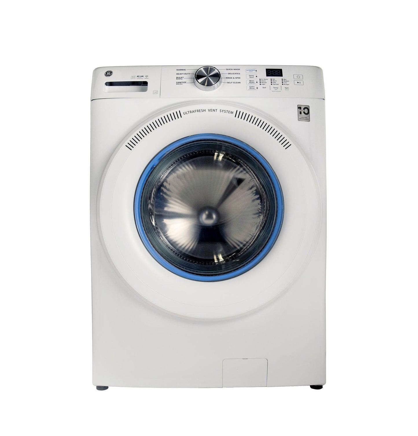 Ge Appliances GFW350SSYWW Ge® Energy Star® 4.6 Cu. Ft. Capacity Smart Front Load Washer With Ultrafresh Vent System With Odorblock&#8482;