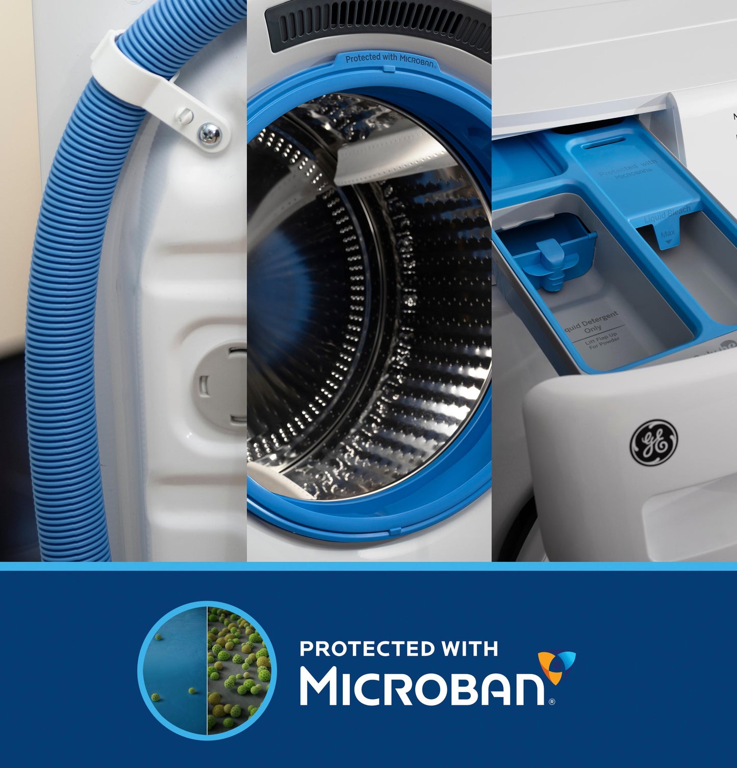 Ge Appliances GFW350SSYWW Ge® Energy Star® 4.6 Cu. Ft. Capacity Smart Front Load Washer With Ultrafresh Vent System With Odorblock&#8482;