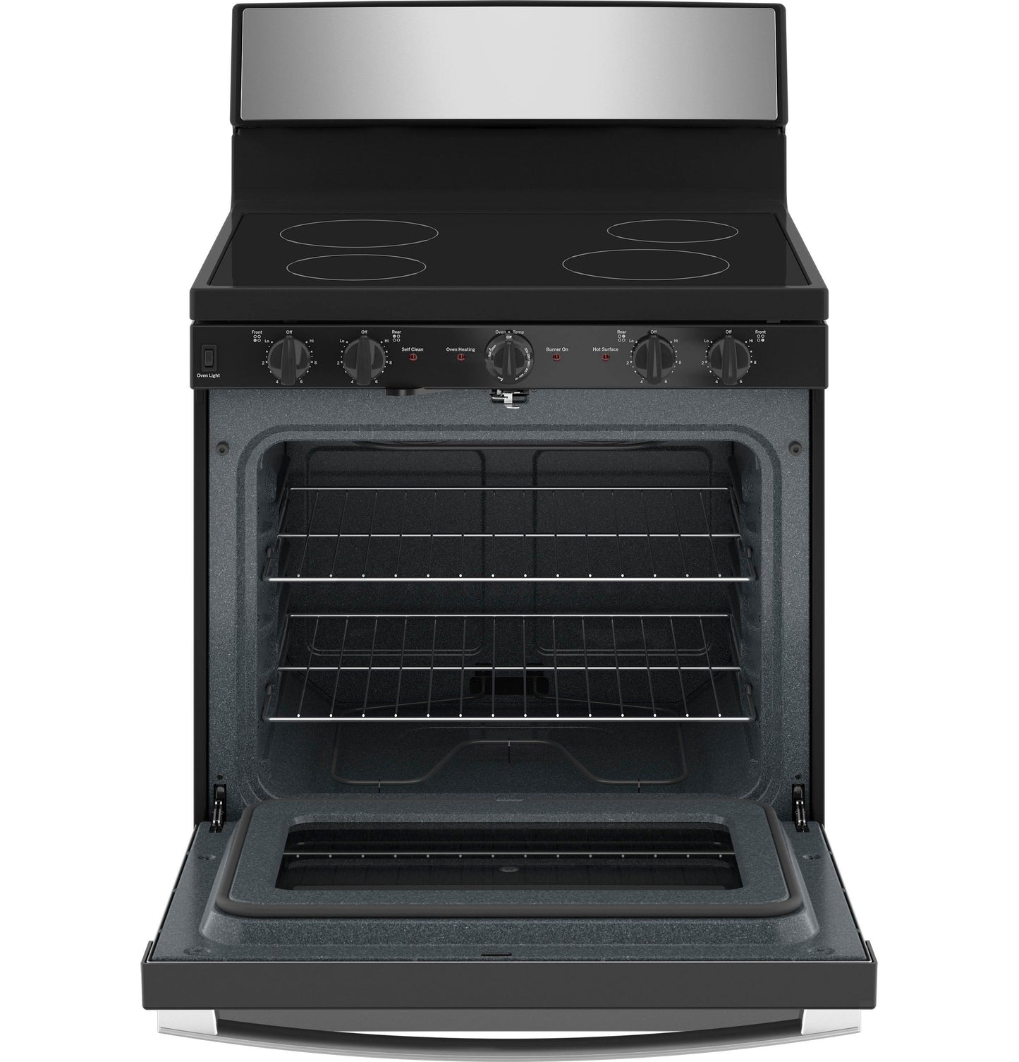 Ge Appliances JB480SYSS Ge® Energy Star® 30" Free-Standing Electric Radiant Smooth Cooktop Range