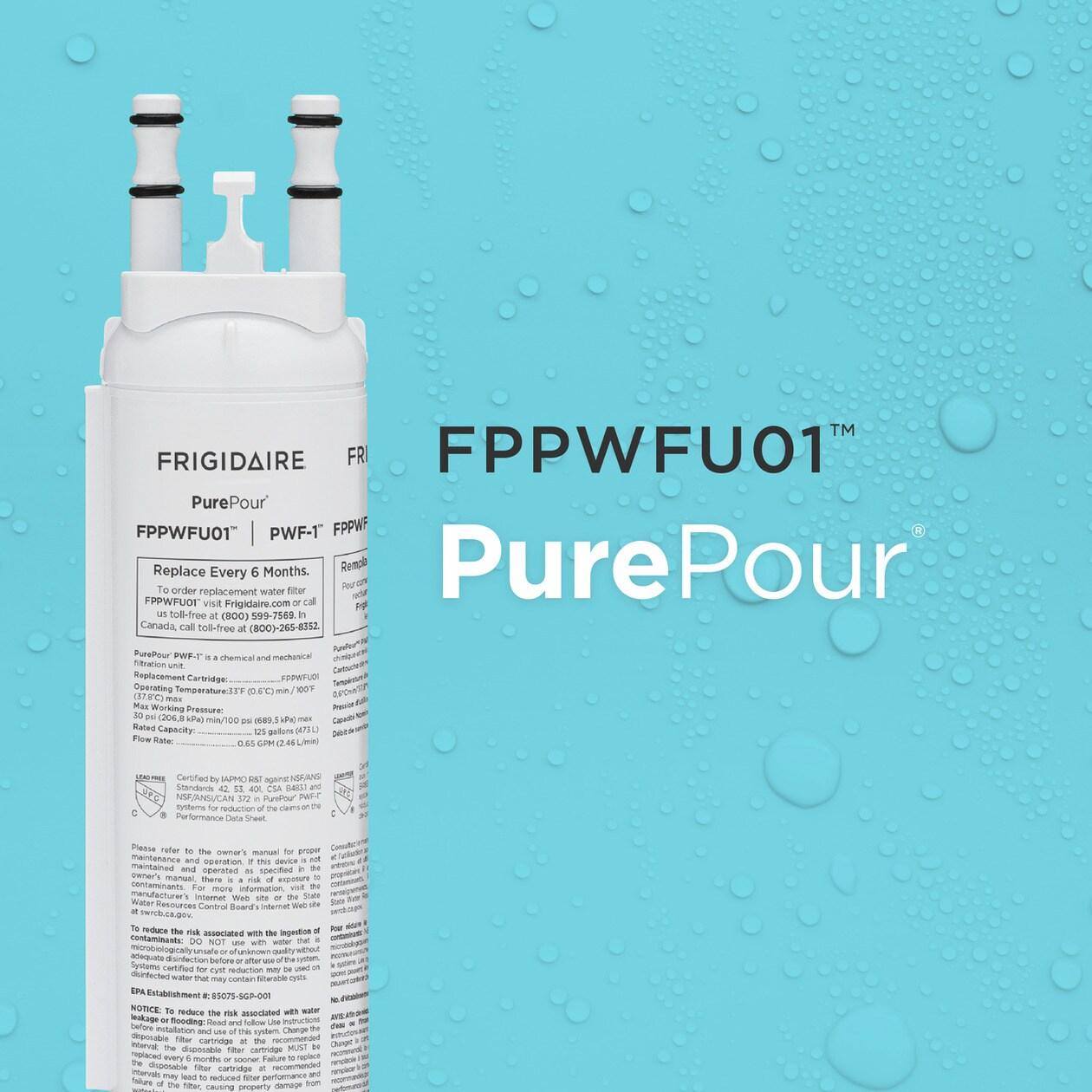Frigidaire FPPWFU01 Purepour&#8482; Water And Ice Refrigerator Filter Pwf-1&#8482;