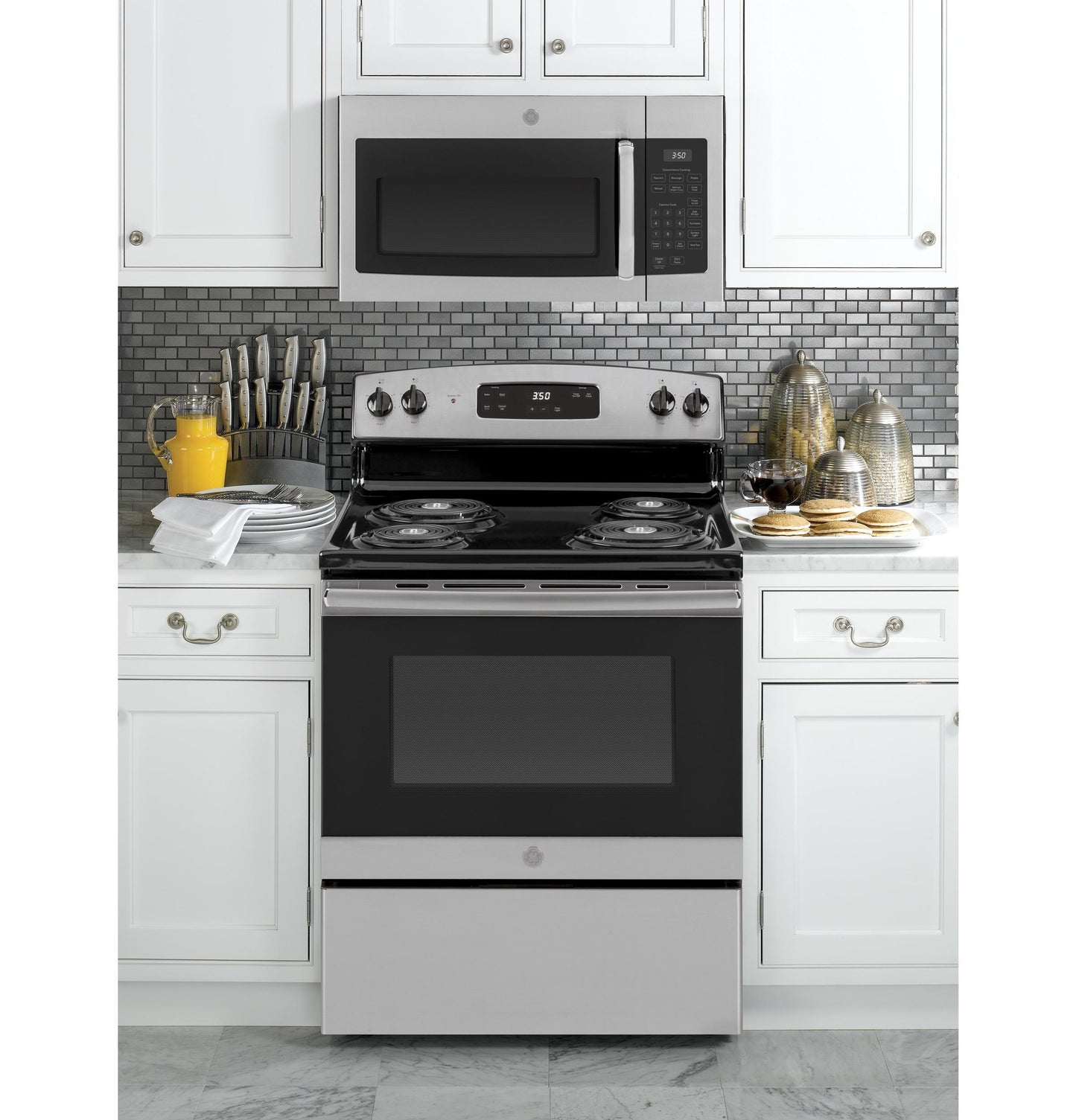 Ge Appliances JVM3160RTSS Ge® 1.6 Cu. Ft. Over-The-Range Microwave Oven