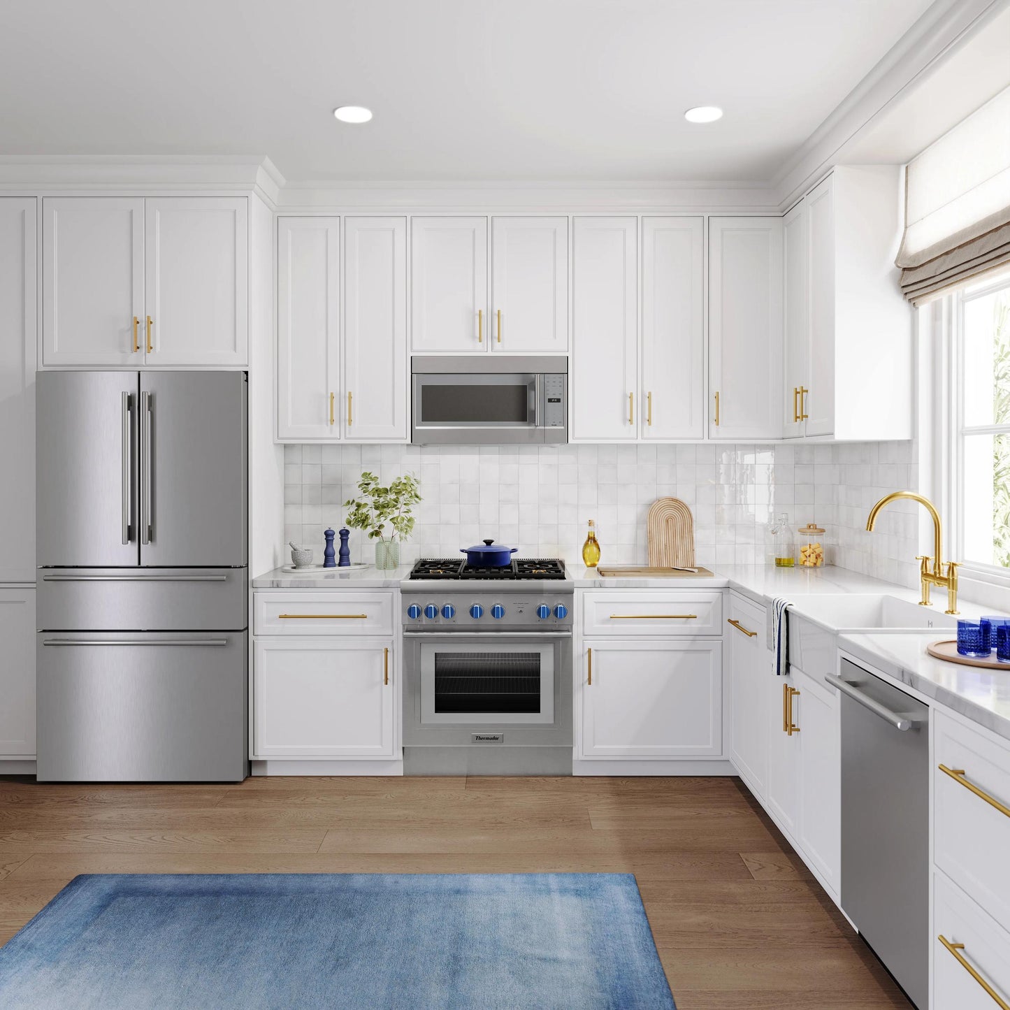 Thermador T36FL810NS Masterpiece® Freestanding French Door Bottom Mount Refrigerator 36'' Masterpiece® Stainless Steel