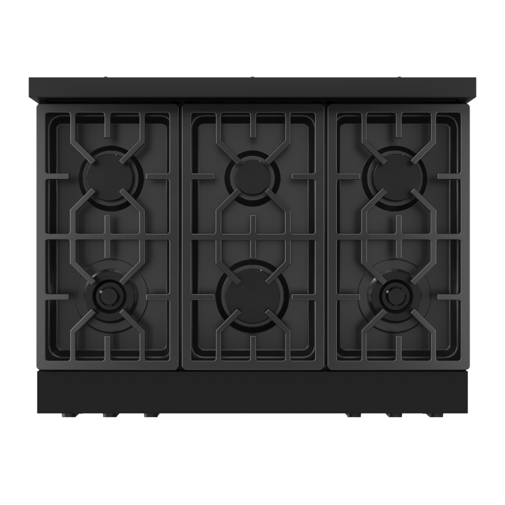 Thor Kitchen RSG36BLP 36 Inch Professional Lp Range With Tilt Panel Touch Control In Black Gordon Ramsay Series - Rsg36Blp