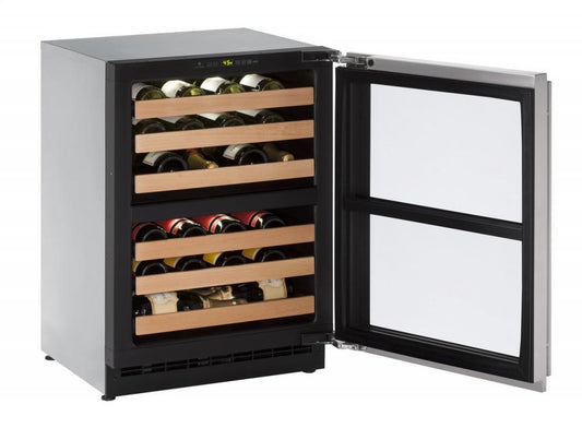 U-Line U2224ZWCS00A 24" Wine Captain ® Model Stainless Frame Right-Hand Hinge