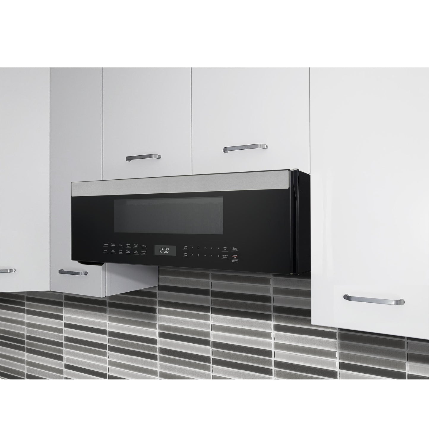 Haier UVM9125STSS 1.2 Cu. Ft. Over-The-Range Low Profile Sensor Microwave Oven