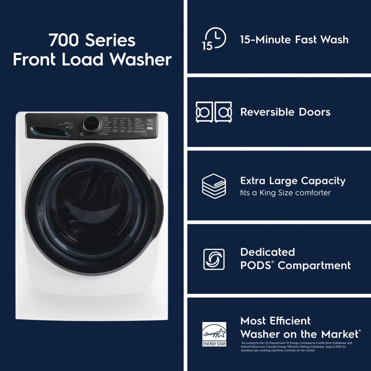 Electrolux ELFW7738AW Electrolux Front Load Perfect Steam&#8482; Washer With Luxcare® Plus Wash And Smartboost® - 4.5 Cu. Ft.