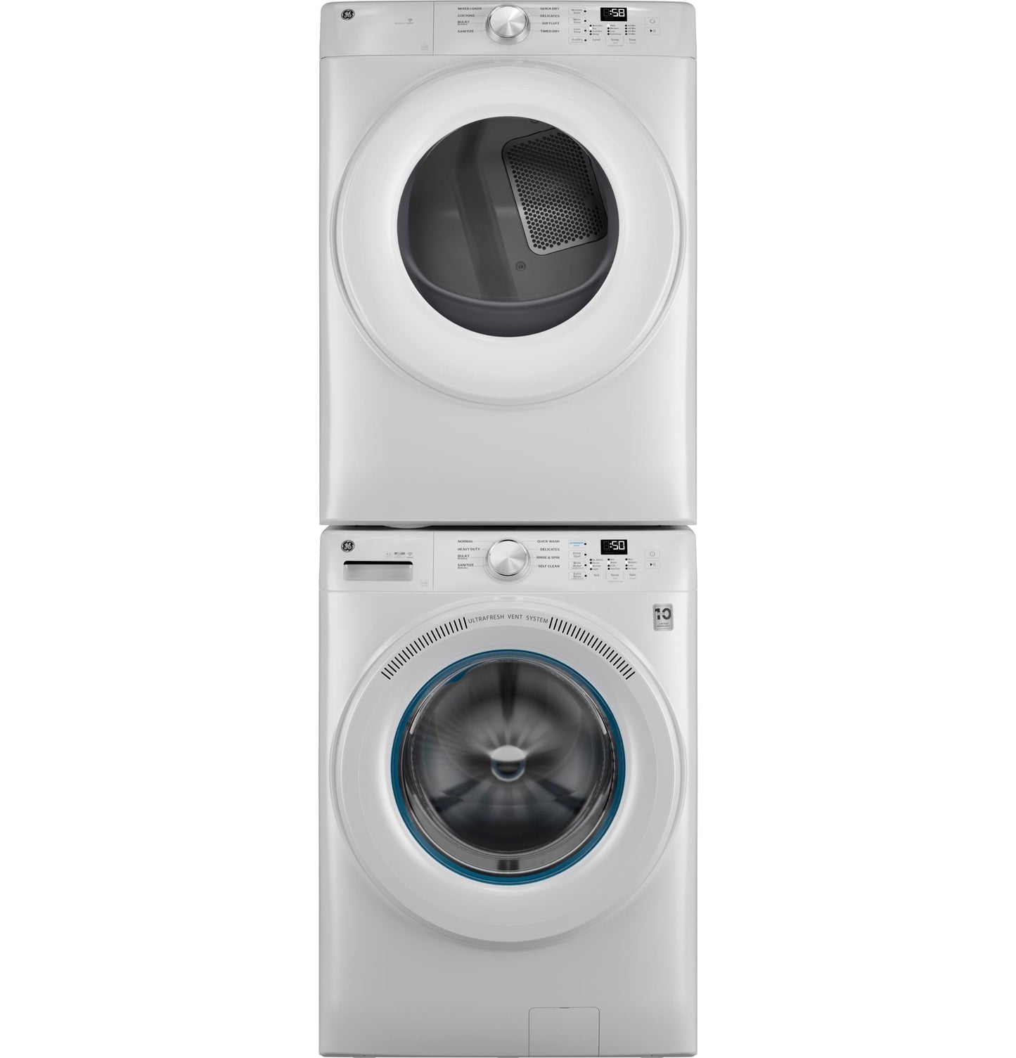 Ge Appliances GFD35GSSYWW Ge® Energy Star® 7.8 Cu. Ft. Capacity Smart Front Load Gas Dryer
