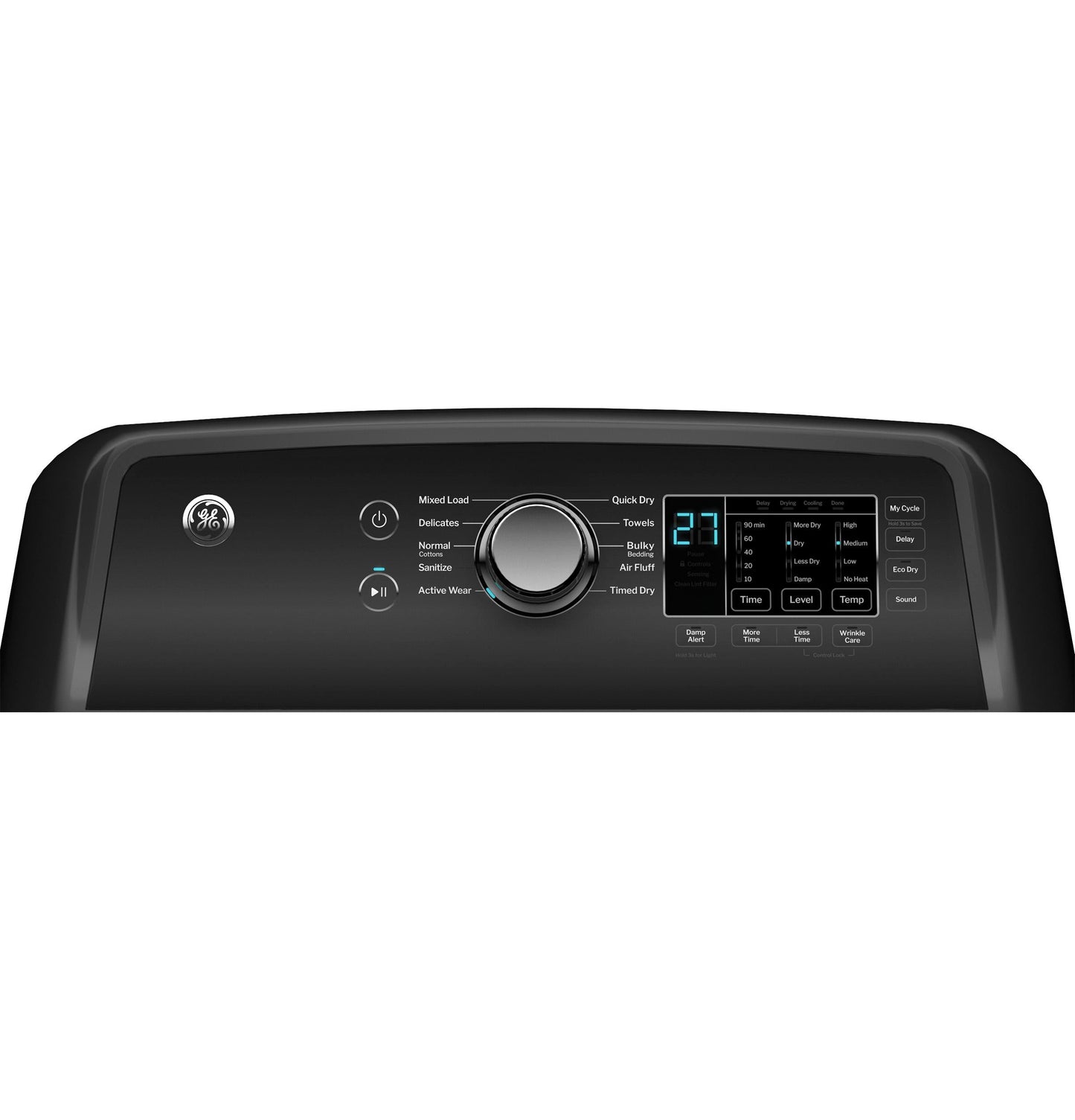 Ge Appliances GTD58EBPVDG Ge® 7.4 Cu. Ft. Capacity Electric Dryer With Up To 120 Ft. Venting And Sensor Dry