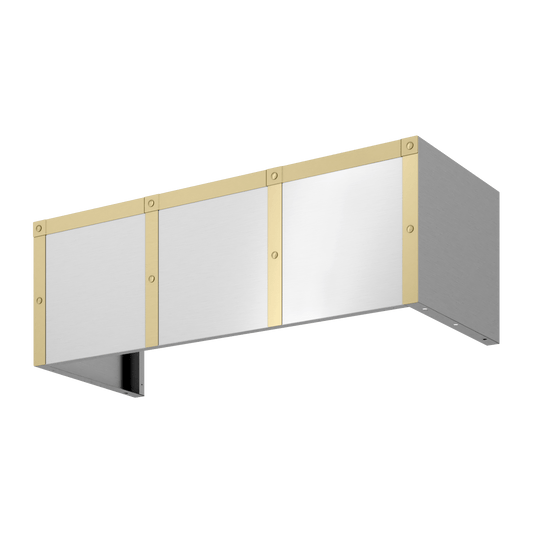 Zephyr BKDC14812ASG Duct Cover Banding Kit, 48In X 12In, Satin Gold