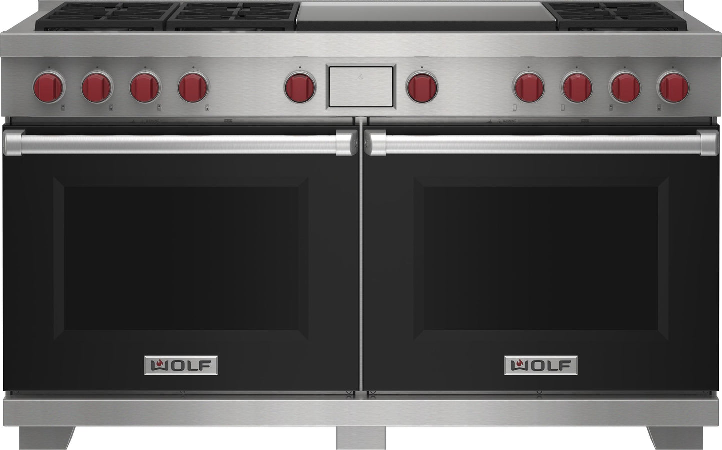 Wolf DF60650DGWHP 60" Dual Fuel Range - 6 Burners And Infrared Dual Griddle