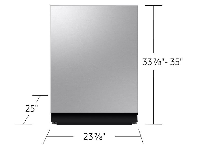 Samsung DW90F89P0USR 38 Dba Bespoke Auto Open Door Dishwasher With 3Rd Rack Washing System In Fingerprint Resistant Stainless Steel
