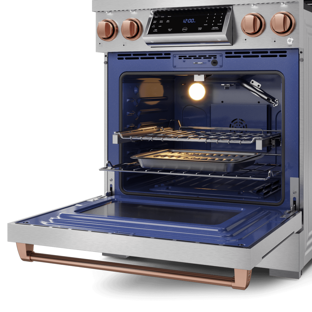 Thor Kitchen RSG30LPRSG 30 Inch Professional Lp Range With Tilt Panel Touch Control In Stainless Steel/Rose Gold Gordon Ramsay Series - Rsg30Lp-Rsg