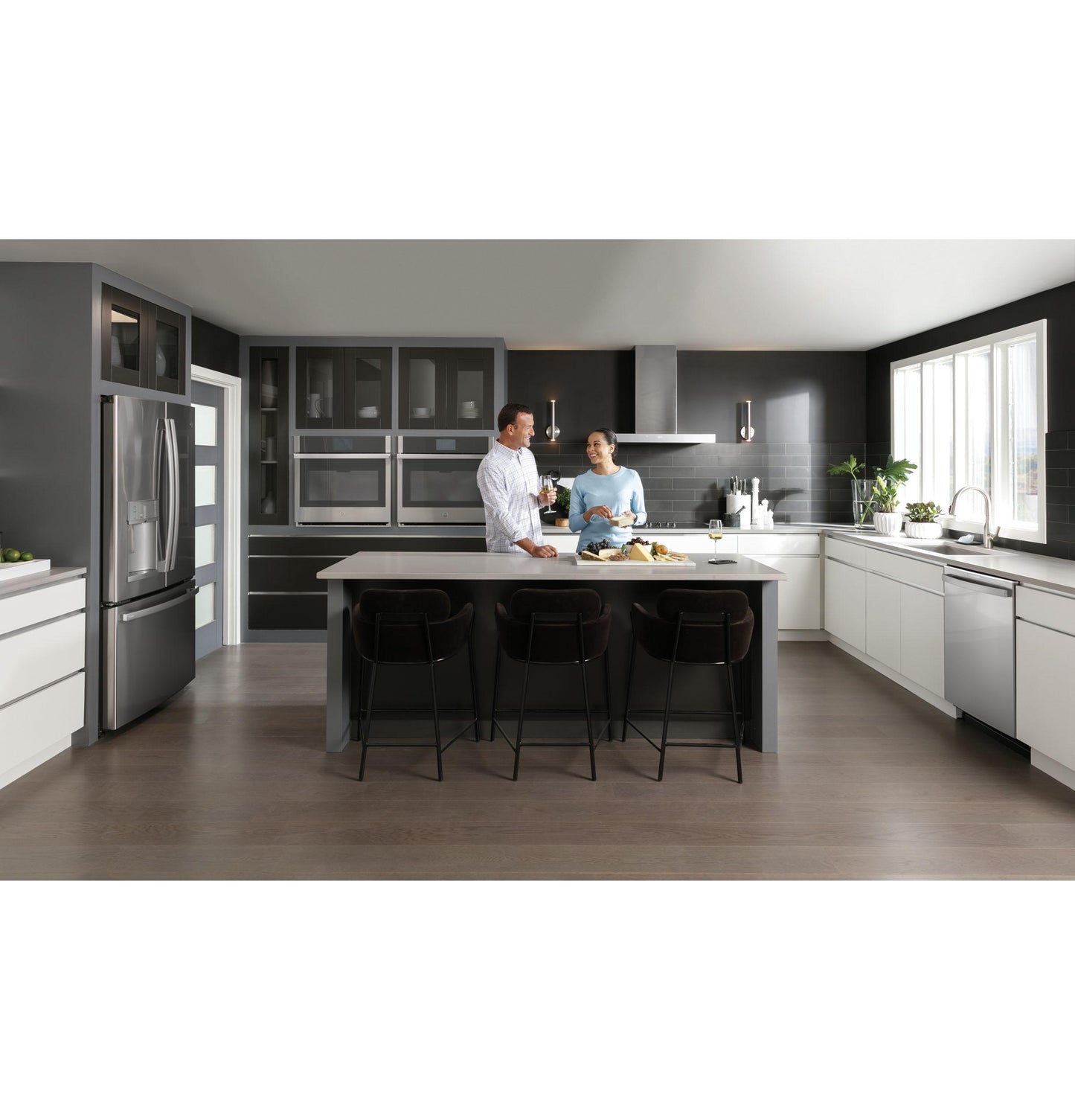 Haier UVW9361SLSS 36" Smart Designer Wall Mount Hood W/ Perimeter Venting