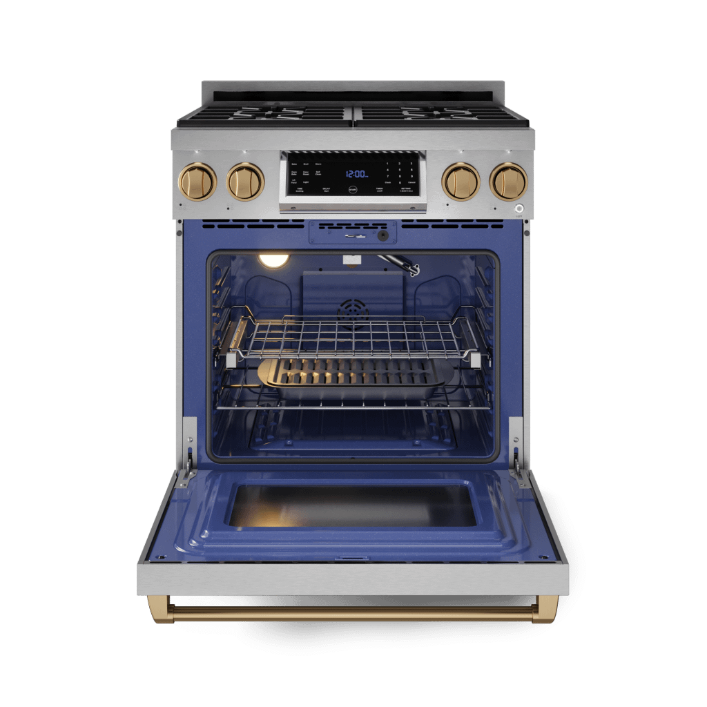 Thor Kitchen RSG30LPBRZ 30 Inch Professional Lp Range With Tilt Panel Touch Control In Stainless Steel/Bronze Gordon Ramsay Series - Rsg30Lp-Brz