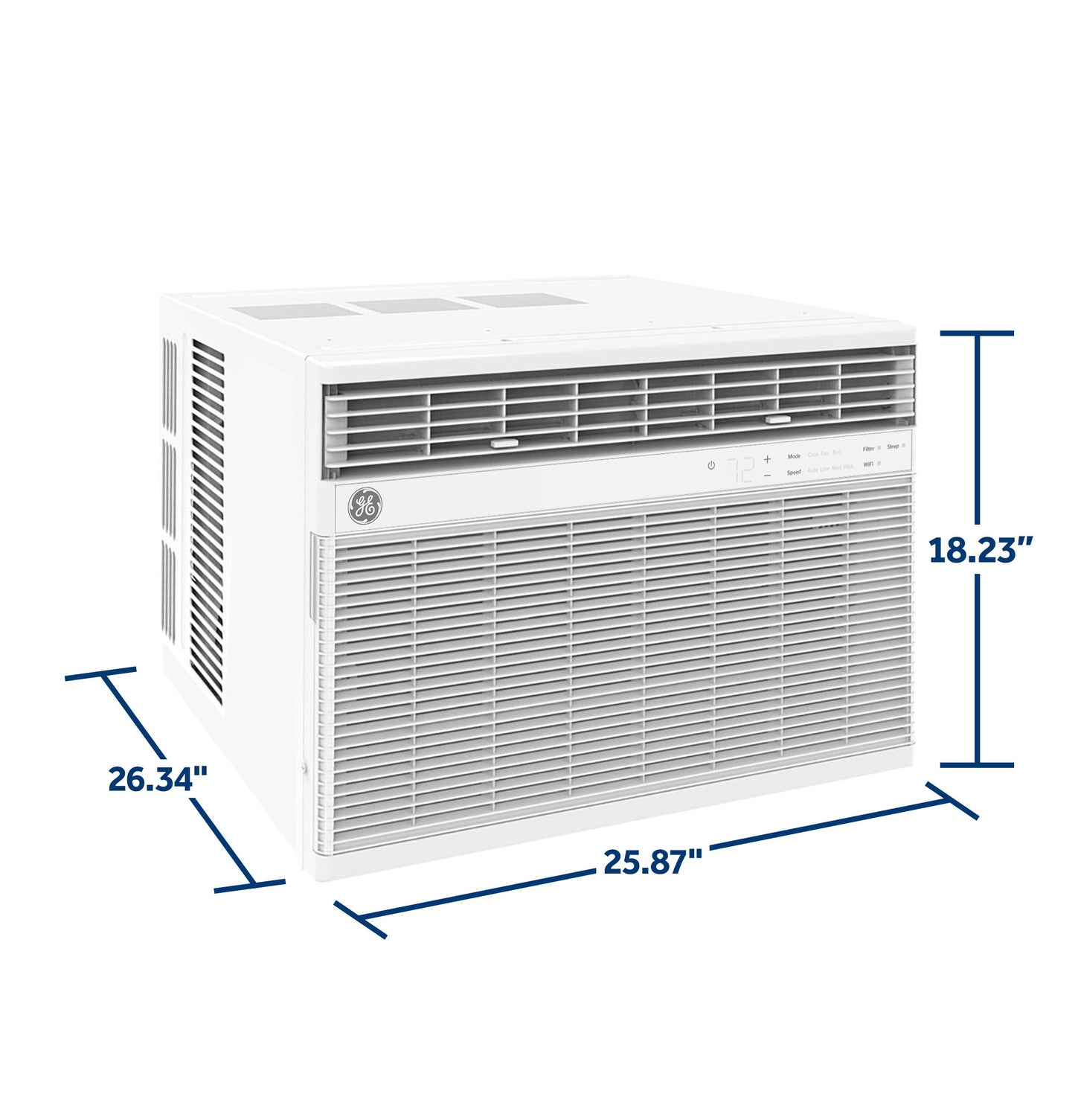 Ge Appliances AWCS24WWF Ge® 24,000 Btu Smart Electronic Window Air Conditioner For Extra-Large Rooms Up To 1,500 Sq. Ft.