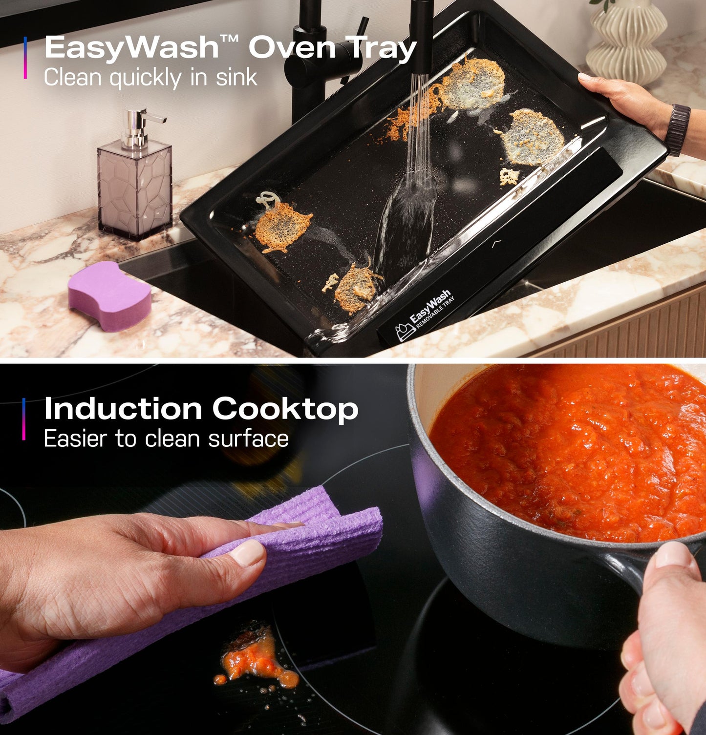 Ge Appliances PHS700AYFS Ge Profile&#8482; Energy Star® 30" Smart Slide-In Induction And Convection Range With No Preheat Air Fry And Easywash&#8482; Oven Tray