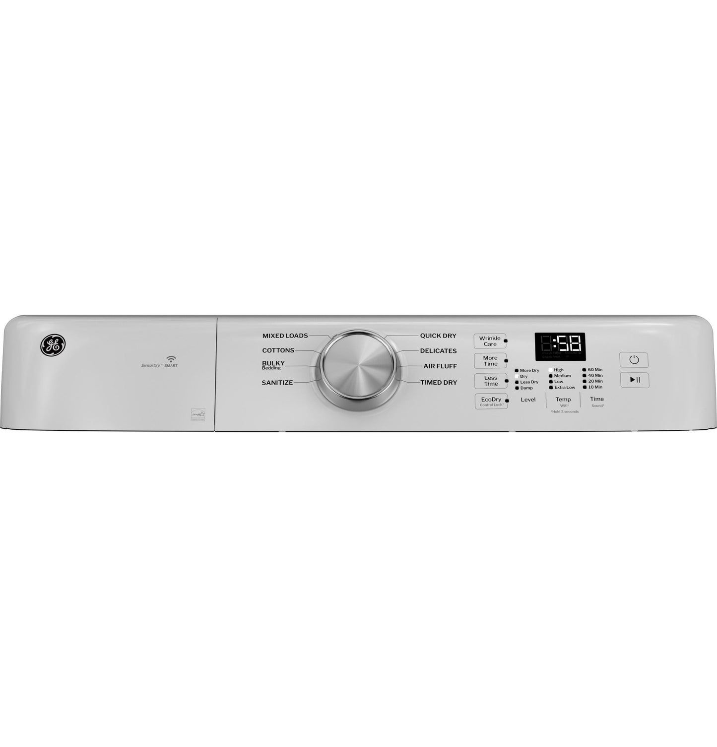 Ge Appliances GFD35GSSYWW Ge® Energy Star® 7.8 Cu. Ft. Capacity Smart Front Load Gas Dryer