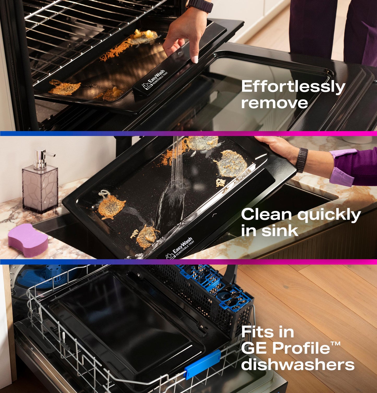 Ge Appliances PHS700AYFS Ge Profile&#8482; Energy Star® 30" Smart Slide-In Induction And Convection Range With No Preheat Air Fry And Easywash&#8482; Oven Tray