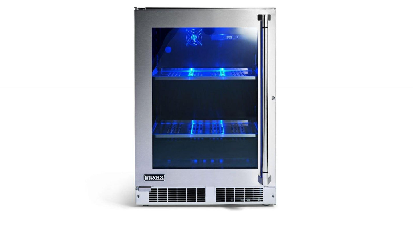 Lynx LN24REFG 24" Outdoor Refrigerator With Glass Door (Ln24Refg)