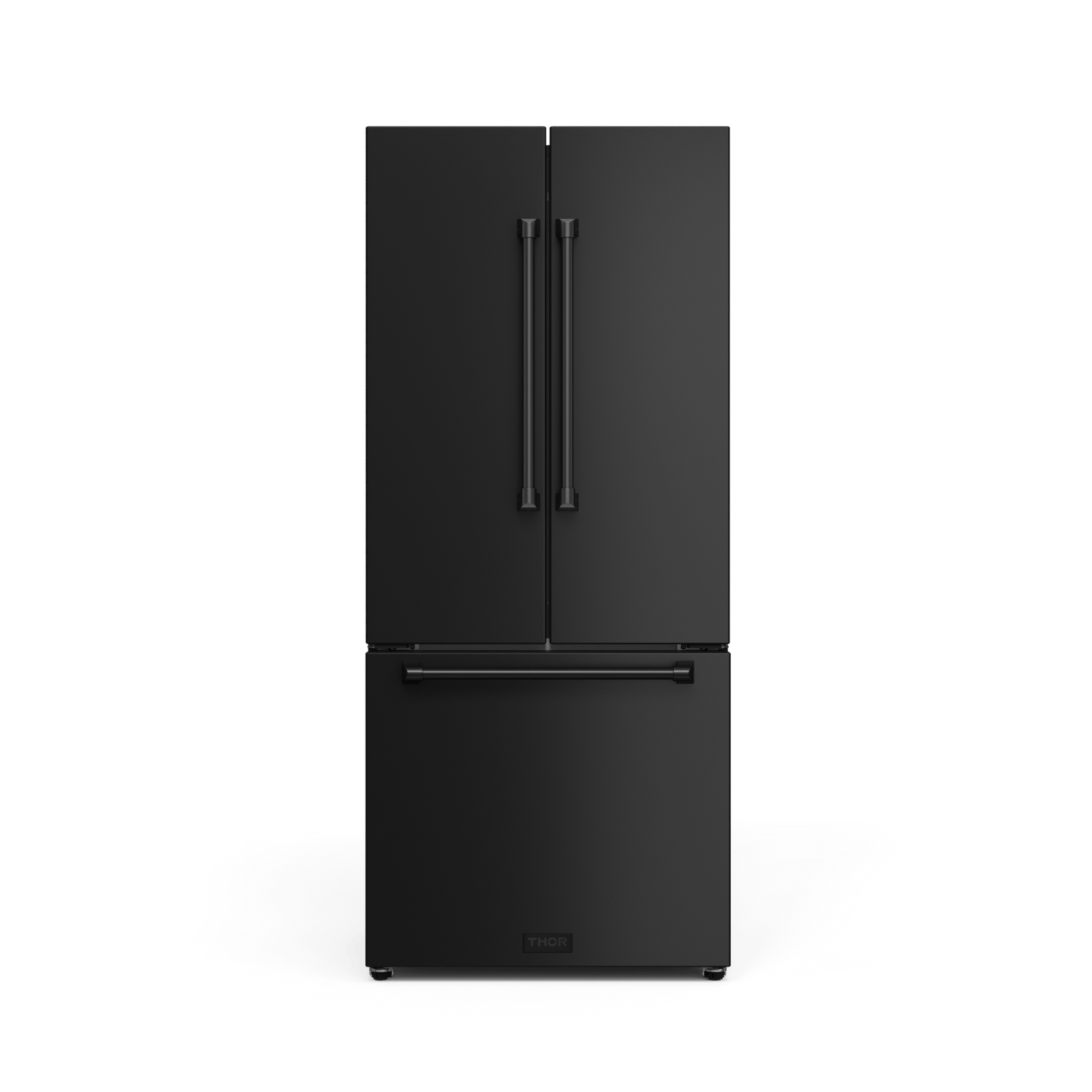 Thor Kitchen RF3017FFD00 30 Inch 17.7 Cu Ft French Door Counter Depth Refrigerator With Ice Maker In Black Gordon Ramsay Series - Rf3017Ffd00