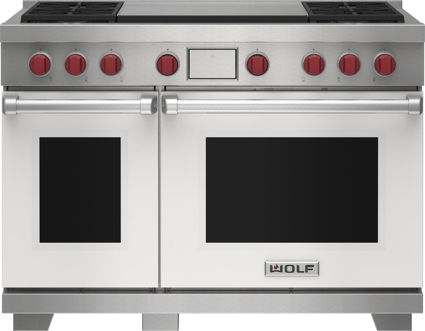 Wolf DF48450DGWHP 48" Dual Fuel Range - 4 Burners And Infrared Dual Griddle