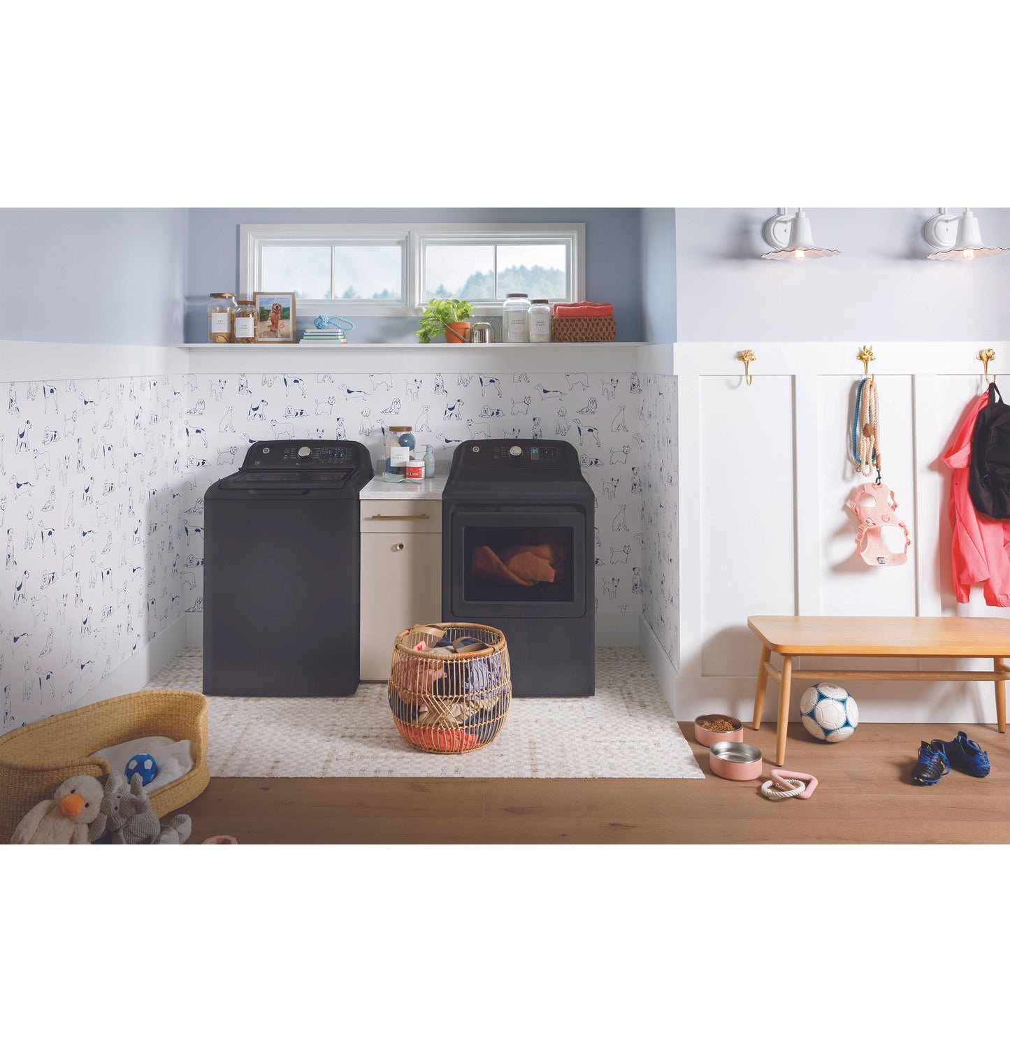 Ge Appliances GTD58EBPVDG Ge® 7.4 Cu. Ft. Capacity Electric Dryer With Up To 120 Ft. Venting And Sensor Dry