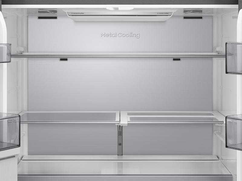 Samsung RM80F23VMR Bespoke 23 Cu. Ft. Counter Depth 4-Door French Door Refrigerator With Ai Hybrid Cooling & Beverage Center&#8482; In Stainless Steel