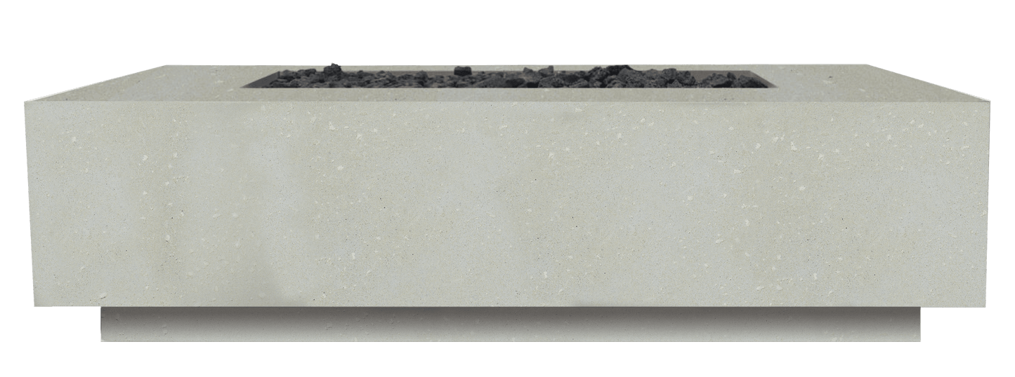 Xo Appliance XOFREC6032LS Fire Rectangular Table 60" X 32" Natural Gas Fired Gfrc Limestone