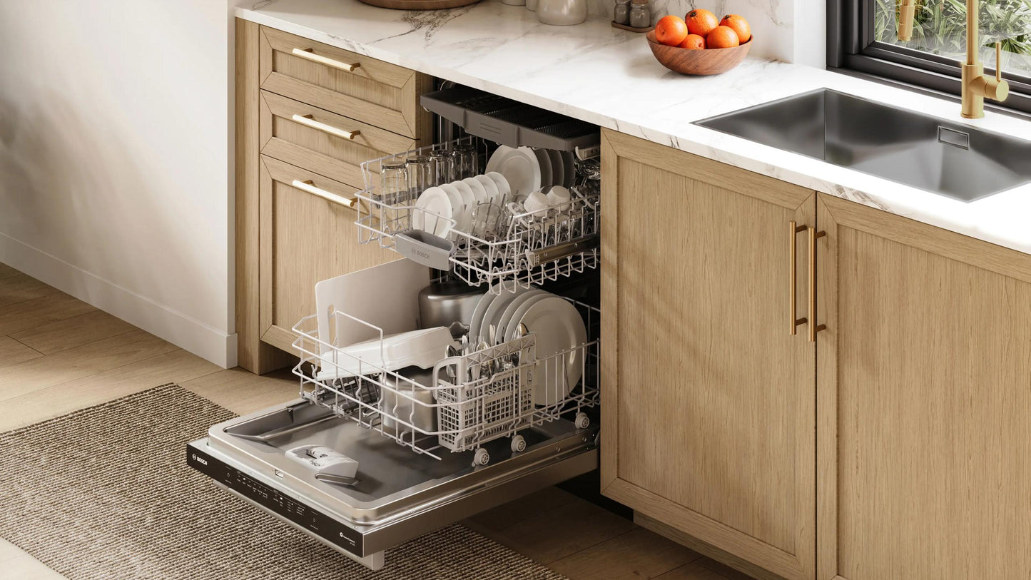 Bosch SHX53DM5N 300 Series, Built-Under Dishwasher, 24'', Brushed Steel Anti-Fingerprint